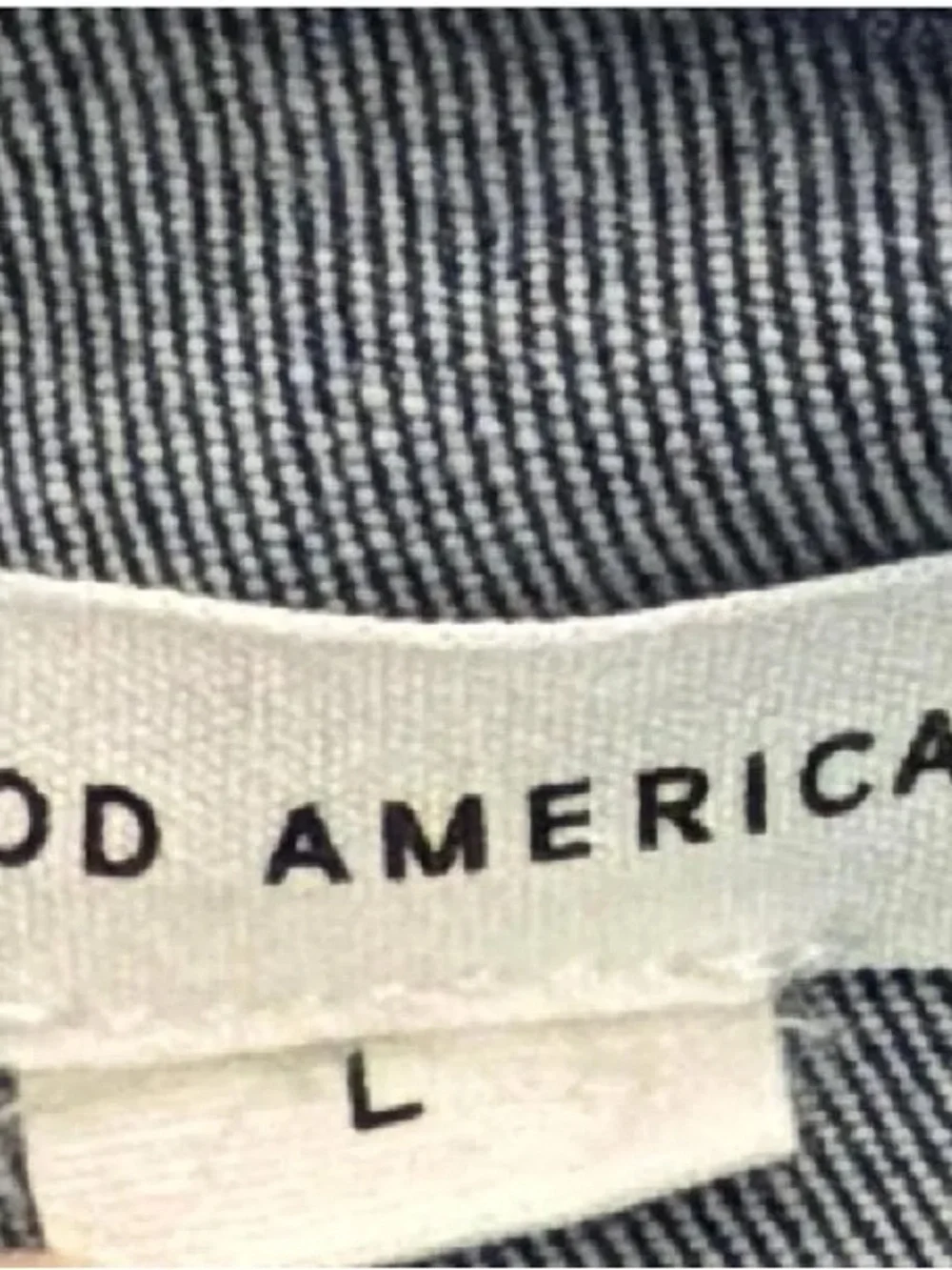 Good American Denim Midi Strapless Dress